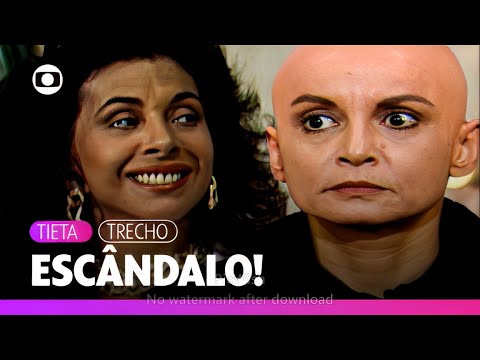 Tieta rips off Perpétua's wig, leaving her bald in front of everyone! | Tieta | TV Globo