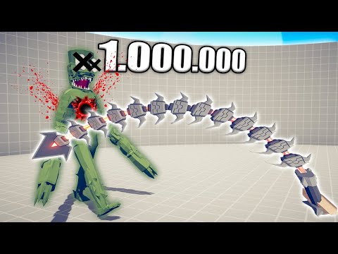 1.000.000 DAMAGE INFERNAL WHIP 1 vs 1 TOURNAMENT - TABS | Totally Accurate Battle Simulator 2023