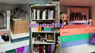 BTS shelf tour!! | January 2024