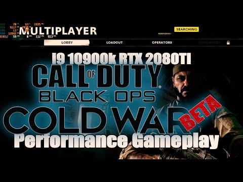 COD: Cold War BETA performance Gameplay i9 10900k + RTX 2080Ti