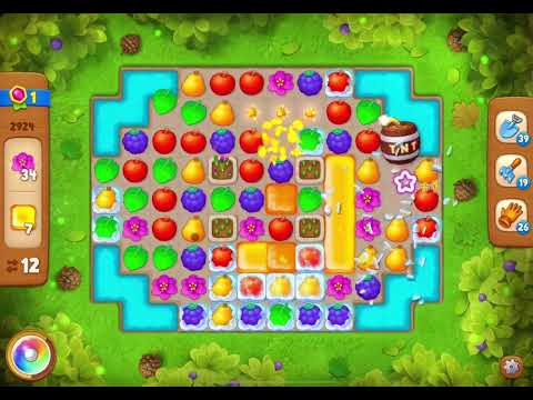 GardenScapes Level 2924 no boosters (24 moves)