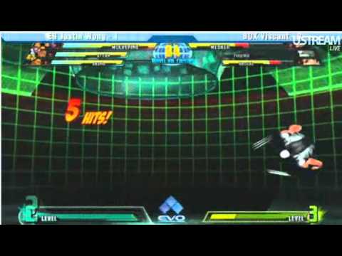 EVO 2011 MVC3 Top 8 Justin Wong vs Viscant .wmv