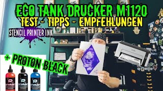 Eco Tank Drucker für Tattoo Stencils @stencilprinterink Set! Test+Empfehlungen