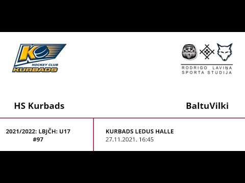 2021/2022: LBJČH: U17 Kurbads - Baltu Vilki 27.11.2021.