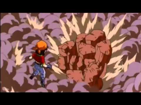 Goku si trasforma in Super Sayan 4° livello