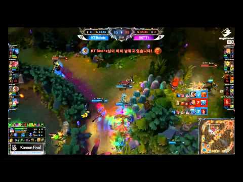 KT Bullets vs SK Telecom T1 Korean Qualifier Game 1