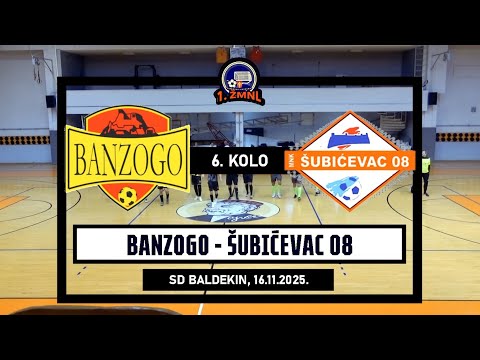 1. ŽMNL: BANZOGO - ŠUBIĆEVAC 08  2:2, 16.11.2025.