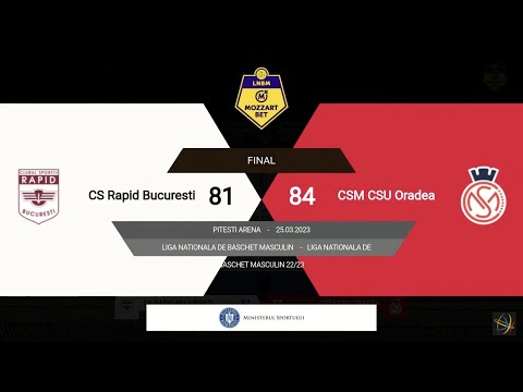 LNBM MOZZART 2022-2023: Rapid București - CSM CSU Oradea