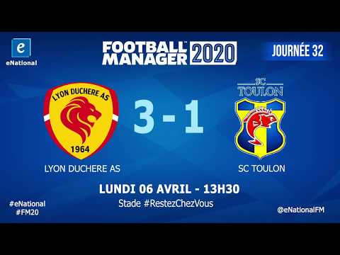 eNational FM20 J32 | Lyon Duchère AS - Sporting Club Toulon (3-1)