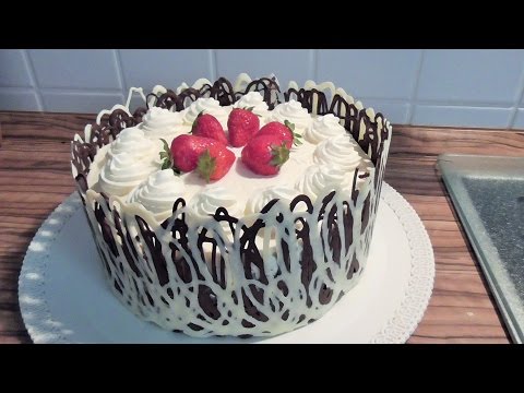 Philadelphia Käse-SahneTorte mit Erdbeeren ohne backen