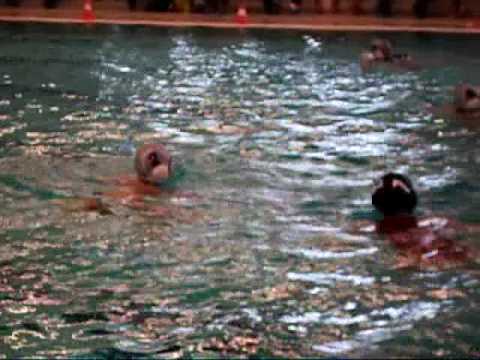 Waterpolo - Daan in actie bij SVH tegen de Kempvis - 20090214