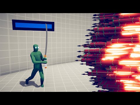 ZOMBIE SENSEI vs EVERY GOD WITH HEALTHBARS - TABS | Totally Accurate Battle Simulator