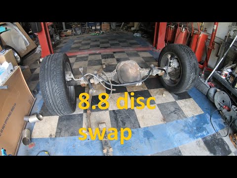 Ford ranger rear end swap 7.5 to 8.8