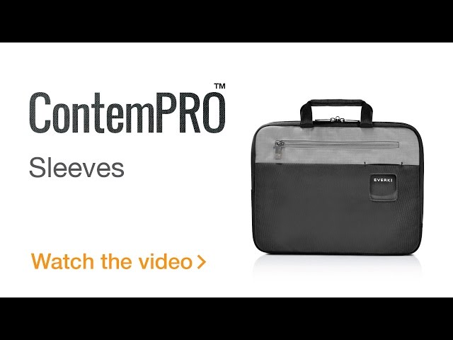 Video Teaser für EVERKI ContemPRO Laptop Sleeve w/ Memory Foam, 11.6-Inch/13.3-Inch/15.6-Inch