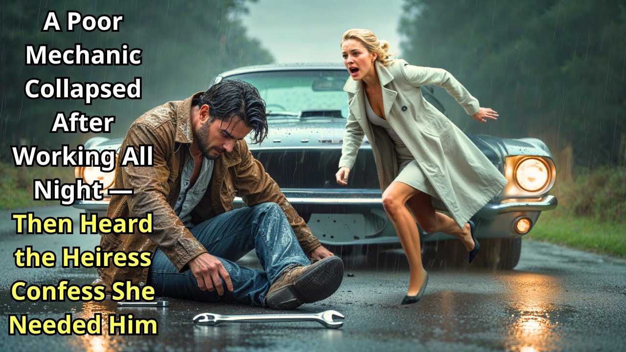 A Poor Mechanic Collapsed After Working All Night — Then Heard the Heiress Confess She Needed Him
