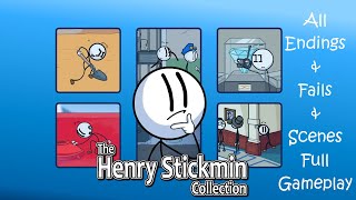 The Henry Stickmin Collection - All Scenes All End