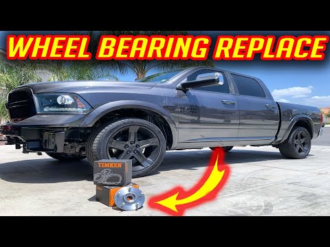 How To Change RAM 1500 Front Wheel Bearings