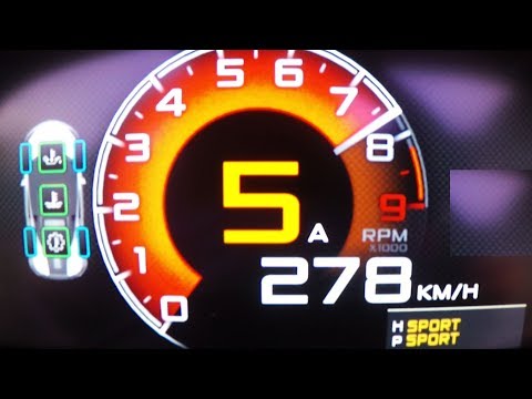 2018 McLaren 570S Spider 0-100 kmh kph 0-60 mph Tachovideo Beschleunigung Acceleration
