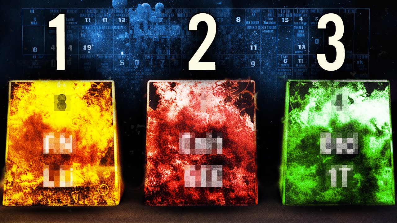 só existem 3 ELEMENTOS QUÍMICOS no universo