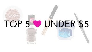 TOP FIVE UNDER $5.00 | DRUGSTORE