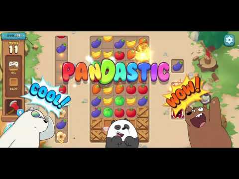 We Bare Bears Match3 Repairs Level 108 - No Boosters