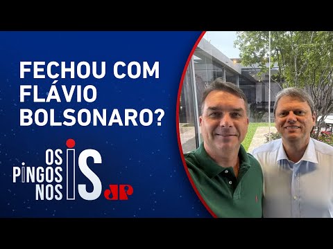 Recado à direita? Tarcísio declara apoio a Flávio Bolsonaro e descarta renúncia
