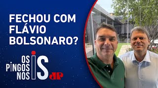 Recado à direita? Tarcísio declara apoio a Flávio Bolsonaro e descarta renúncia