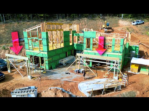 Construction of a MEGA sized Modern Home PT 38