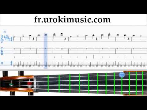 Comment Jouer du Violon David Guetta, Justin Bieber - 2U Tab Tablature Partie#1 Exerce um-i829