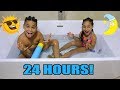 24 HOURS CHALLENGE IN THE BATH