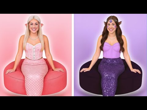 Soft Mermaid vs Dark Mermaid 🖤💖 Magical Mermaid Makeover