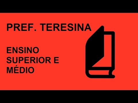 Concurso Prefeitura Teresina/PI Edital 2016: Apostila Ensino Superior e Médio