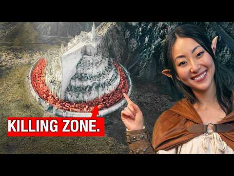 Why Minas Tirith was a War Machine  (Lord Of The Rings Architecture Explained)