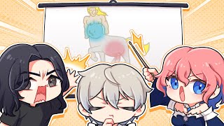 켄타우로스가 임신하면 어느 쪽 배가 불러올까?