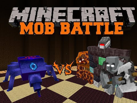 Mob battles ep#3 knight bug vs  magma mutant zombie and vindicator