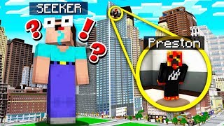 HIDE FROM THE WORLD'S BIGGEST SEEKER! (MCPE)
