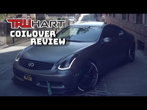 TruHart Coilover Review on the G35 After 1 WEEK Too Stiff? Too Bouncy?
