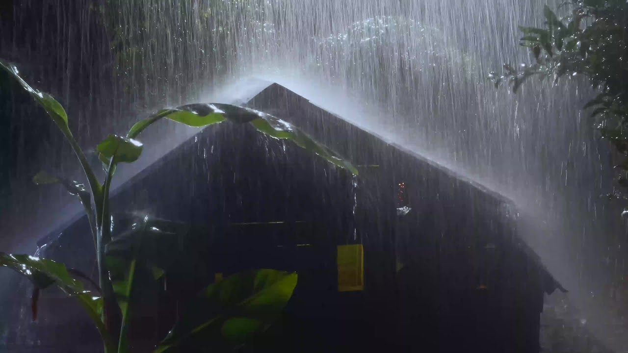 Addio Stress in Meno di 3 Minuti per Addormentarsi Rapidamente con Forti Piogge e Tuoni di Notte