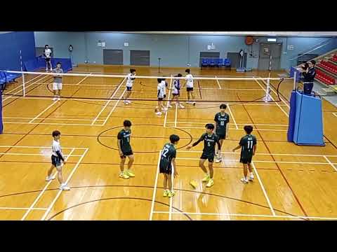 香港青少年排球錦標賽 2025 U18 男子組比賽選段：A1 SJC A VS A3 LTPSS 20250811