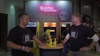 1/4 SCALE - QUARTER ARCADES PAC-MAN CAB - Hands on live review at Play Expo London