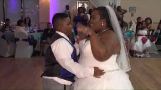 Bride Dances to Todrick Hall&#39;s Lions, Tigers and Bears with Son!!!