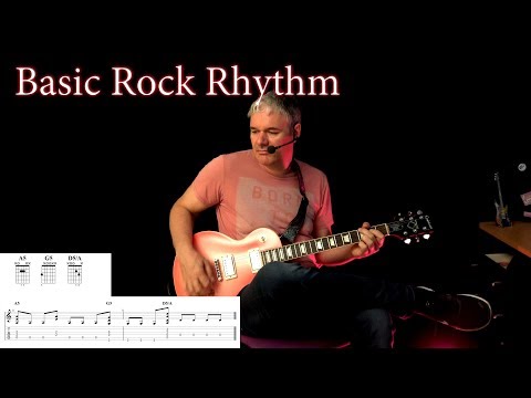 Basic Rock Rhythm - Guitar Lesson