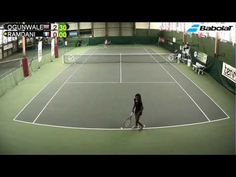 OGUNWALE (GBR) vs RAMDANI (FRA) - Open Super 12 Auray Tennis Court 1