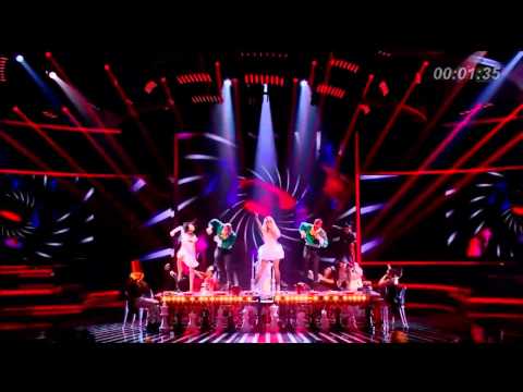X Factor UK 2011- Kitty Brucknell- It's Oh So Quiet- Bjork- Live Show 2.avi