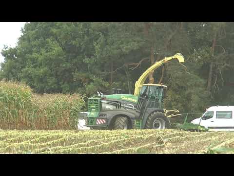 Krone BiG X 1180 forage harvester demo in Germany