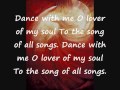 DANCE WITH ME with Lyrics by Paul Wilbur ...
