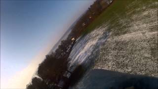 preview picture of video 'Twin-Jet + Go pro  31.01.2014 Flug über Breitbrunn an Ammersee'