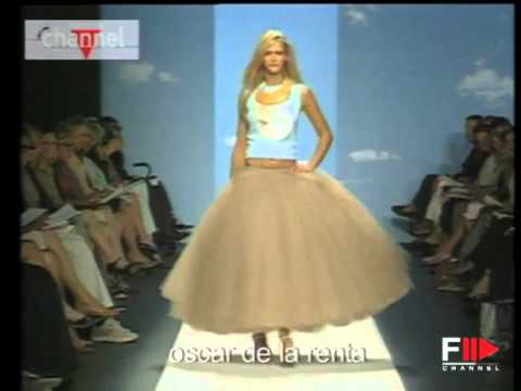 "Oscar De La Renta" Autumn Winter 2001 Bridalwear Paris & Rome by FashionChannel
