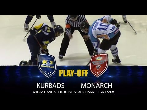 Play-off - KURBADS vs MONARCH (1:2 highlight) 10.03.2014.