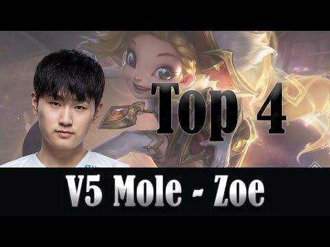 V5 Mole (Zoe mid) Top Plays - Victory Five vs Team WE, LPL 2020 Summer Week 9 Highlights